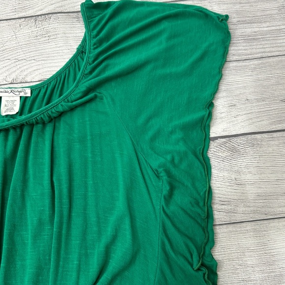 Claudia Richard Kelly Green Solid Knit Top - Picture 4 of 4